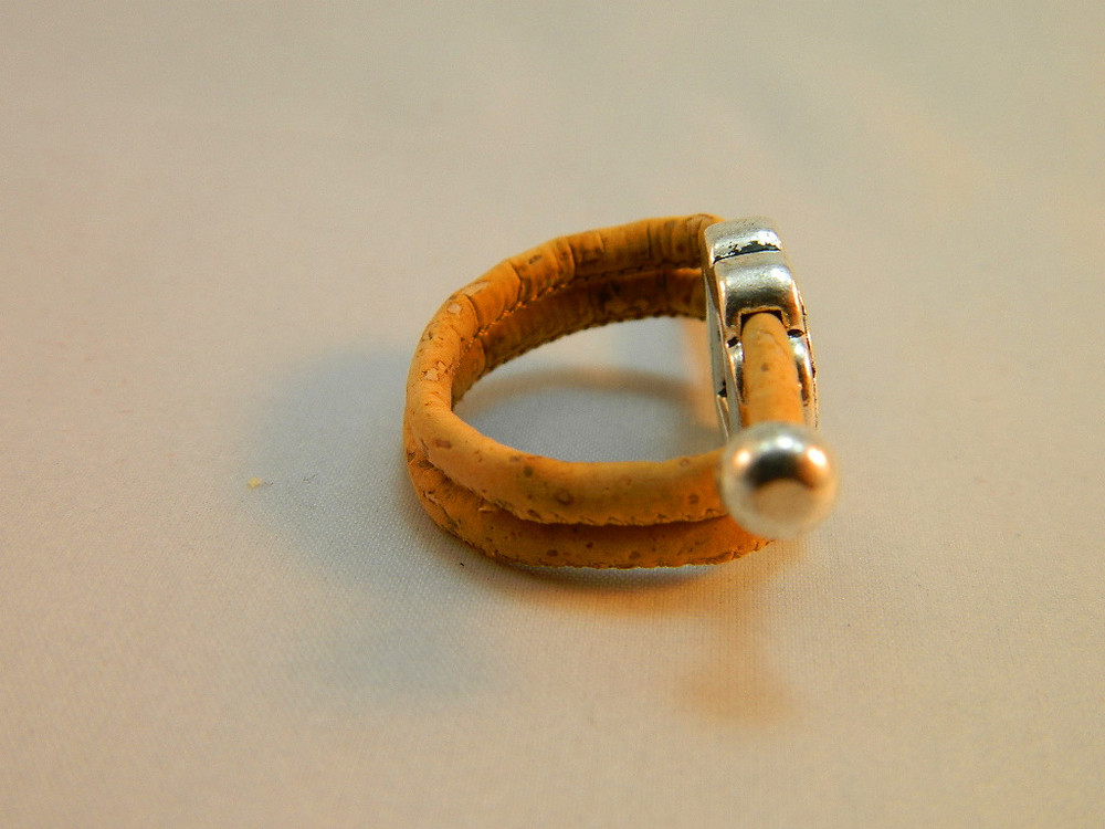 Cork-ring-Handmade-jewelry-alloy-flowers-adjustable 5