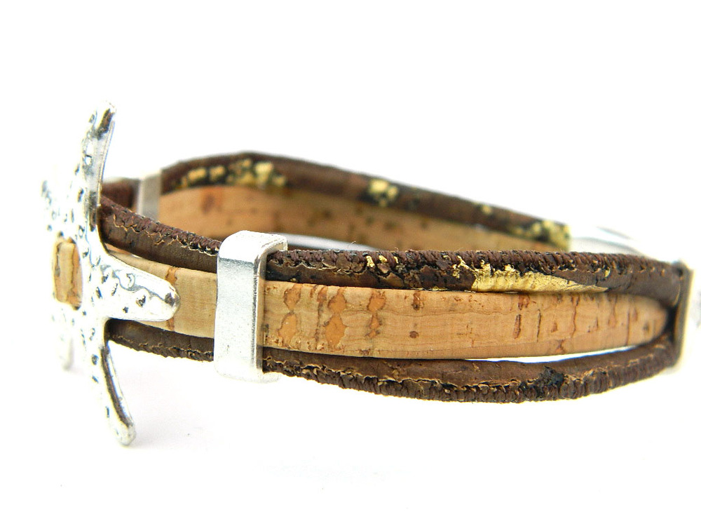 Three Rope Silver Alloy Starfish 1