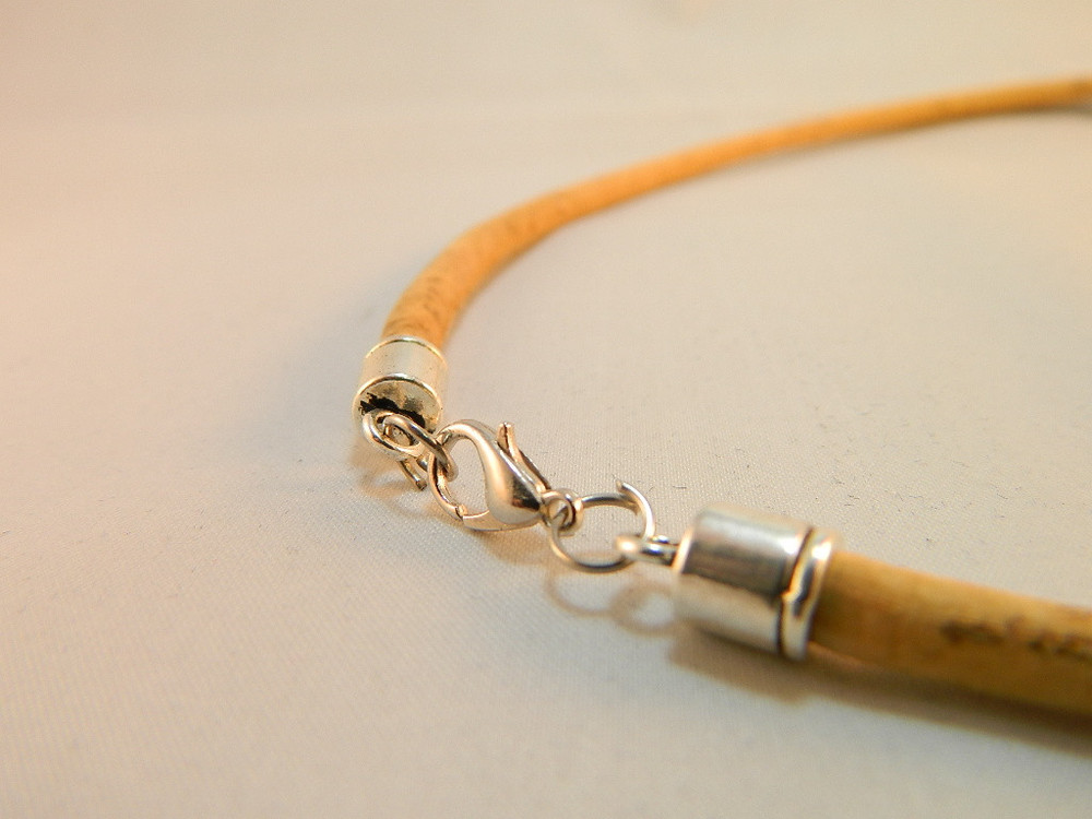 ceramic brown castanho stone necklace 4