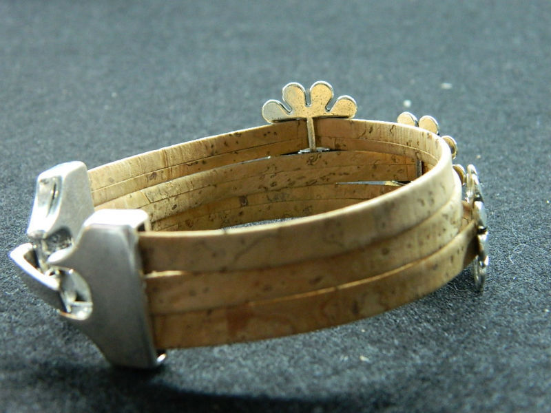 metal flowers handmade bracelet 7
