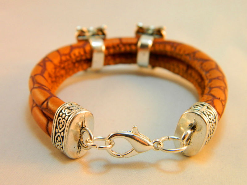 owl leather bracelet 3