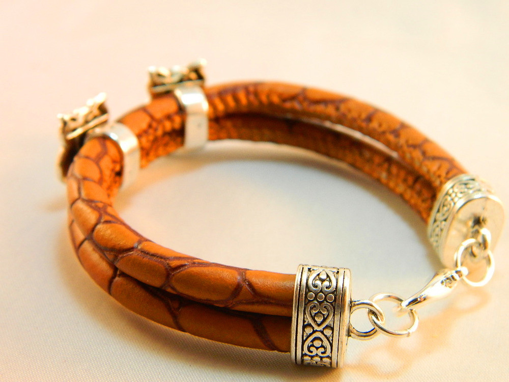 owl leather bracelet 4